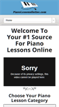 Mobile Screenshot of pianolessonsonline.com